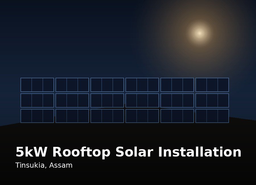 5kW Rooftop Solar Installation